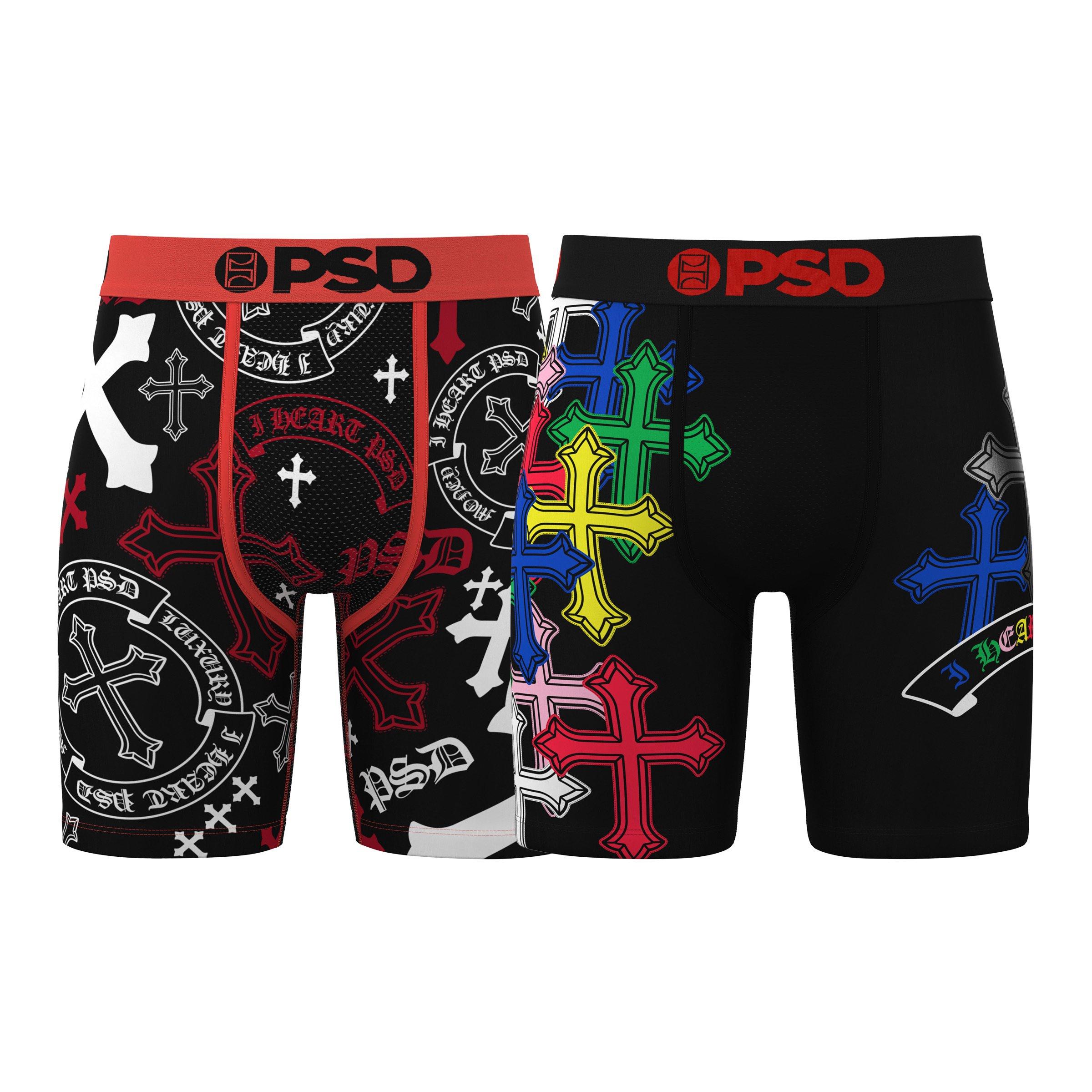 PSD Men's Crossed Sinners Underwear (2 Pack) - MULTI-COLOR